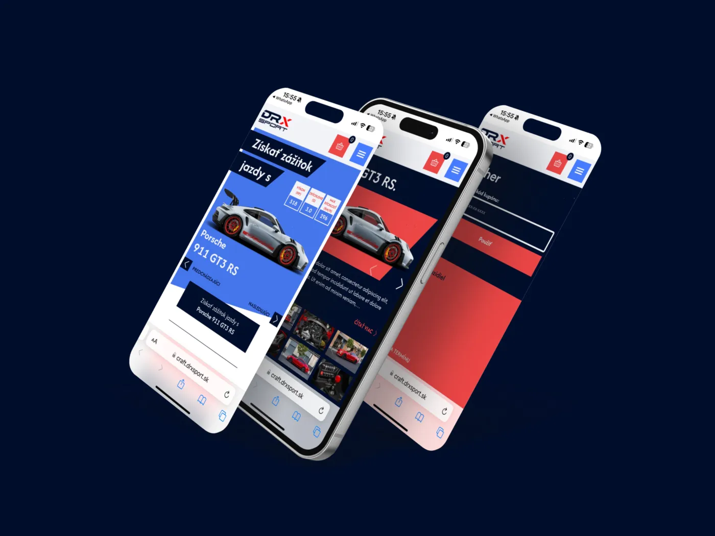 Iphone multiple screens mockup